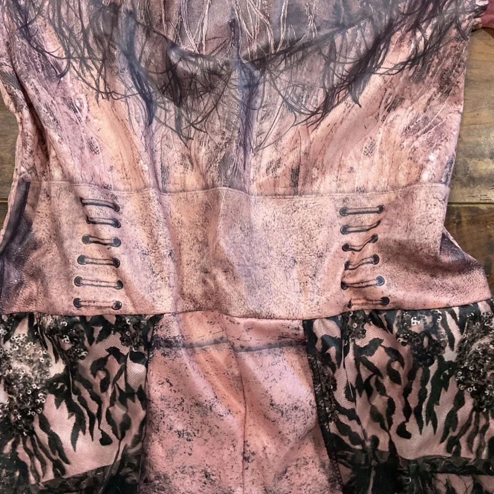 Disney Descendants 3 Audrey Costume Jumpsuit Pink Black Kids Size M 8-10 NWT
